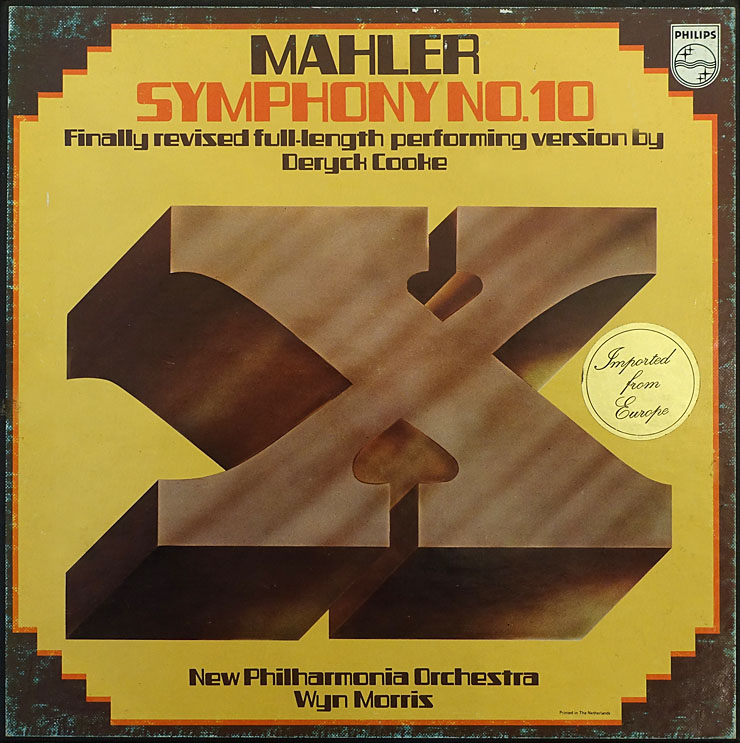Mahler 10 LP cover
